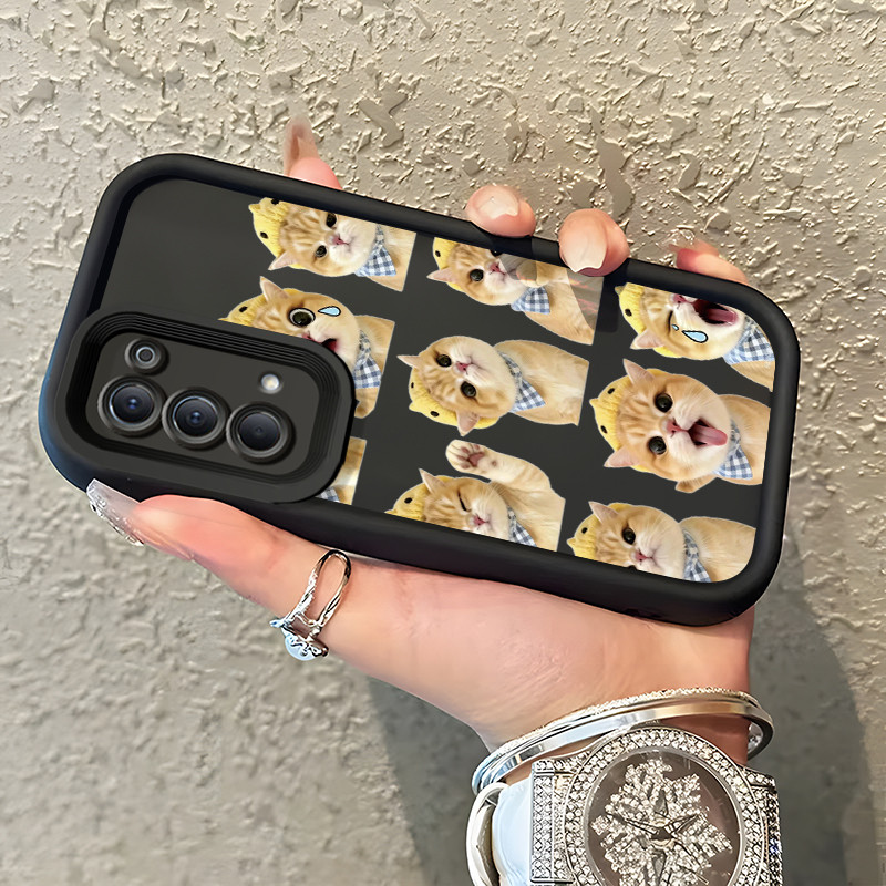 Casing Hp OPPO Reno 4 4G Reno4 Reno 4 5G Case Casing HP Foto kucing sapi yang lucu Pola kasus ponsel