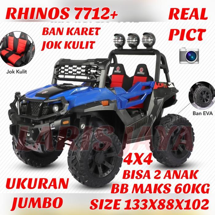 MOBILAN AKI JEEP EJP 7712+ MOBIL AKI ANAK UKURAN BESAR BAN EVA - Biru