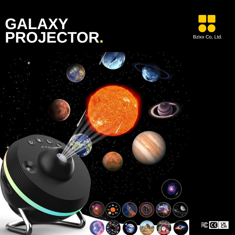 Galaxy Projector 13 in 1 HD Planetarium Projector Star Projector with Timer and Shooting Stars for