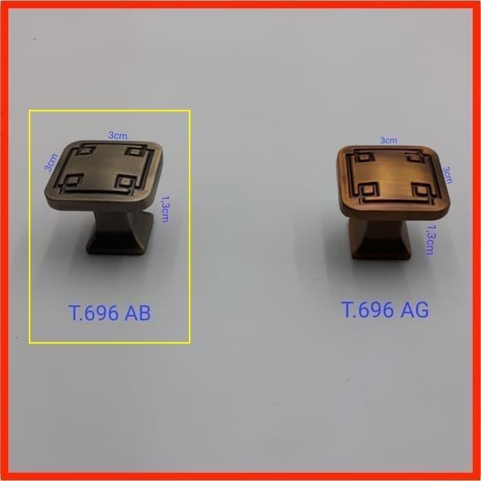Tarikan Laci Pintu Lemari Kotak 696 AB / Handle Antik Nakas Vintage .