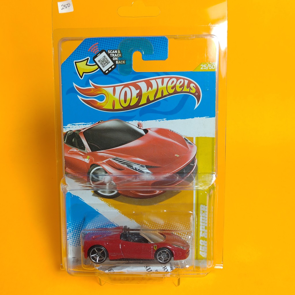 Hotwheels Ferrari 458 Spider