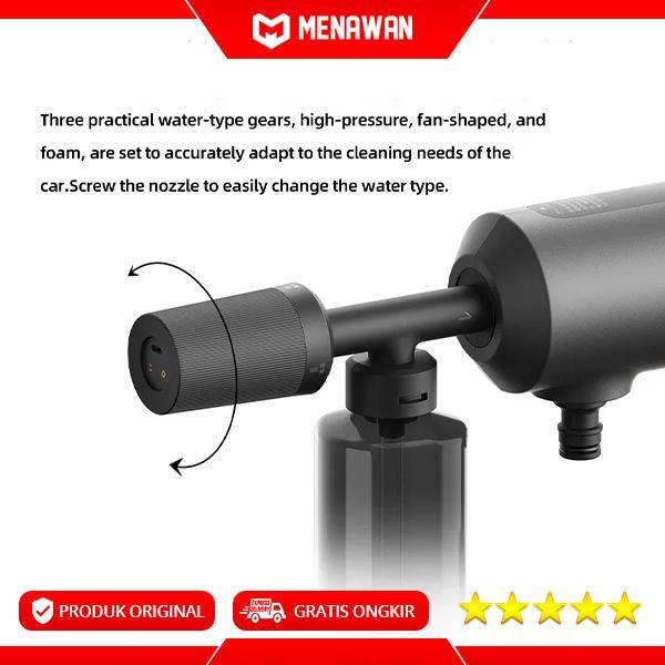 Xiaomi Mijia Wireless Car Wash Machine 2 Cordless High Pressure Washer Cleaner Semprotan Air Steam