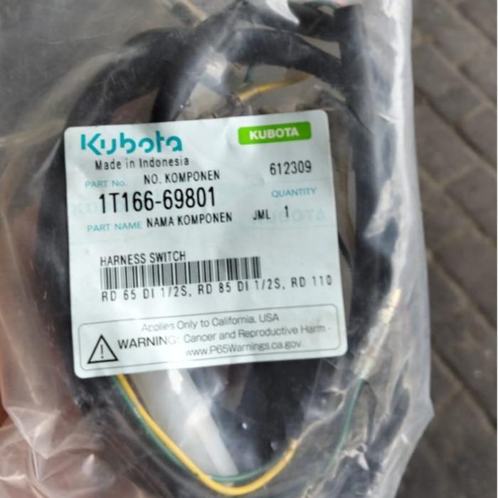 Harness Switch Rd65 Rd 85 Rd110 Di 1/2 S Kabel Kelistrikan Set Diesel Kubota Kabel Lampu