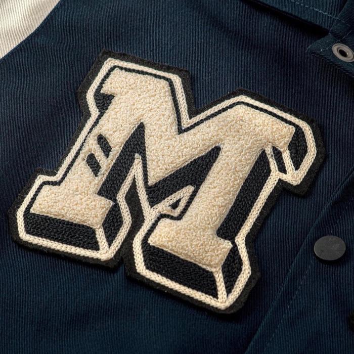 Marque Baseball Varsity Jacket - Towel Embordiery, Cotton Twill Material, Baseball Champ Unisex
