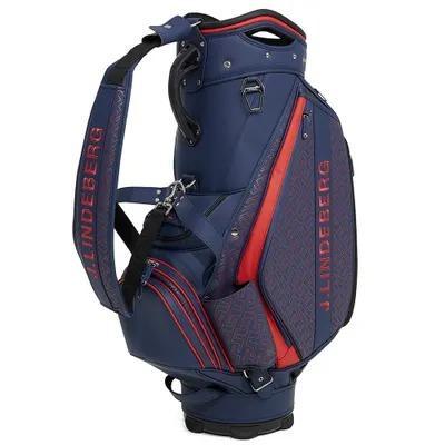 Tas golf cart bag JL JLindeberg Monogram Navy Golf bag JL JLindeberg