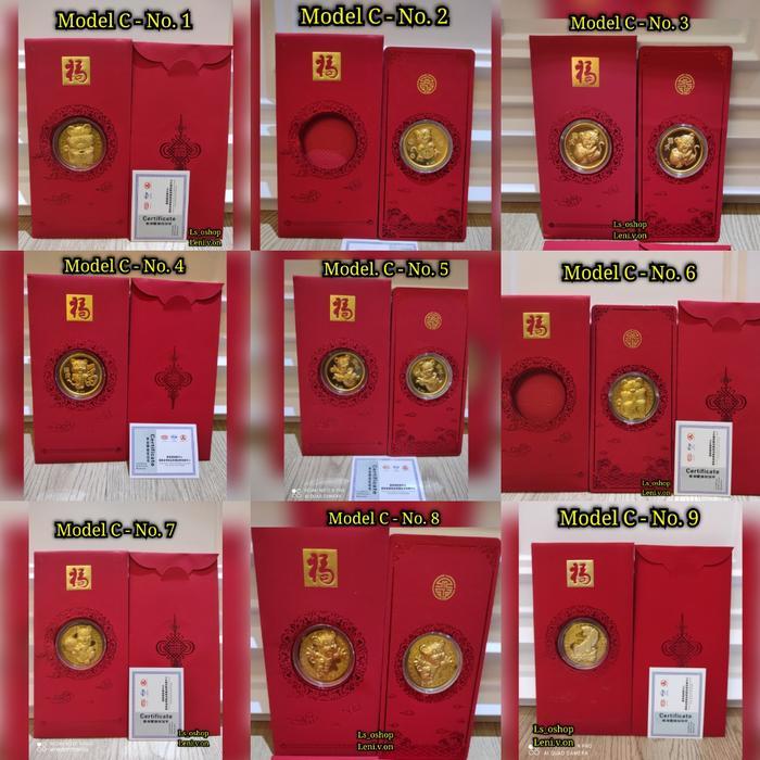 TERLARIS! ANGPAO Emas Tahun Baru IMLEK 2022 Koin MACAN + Sertifikat BISA GRAB!