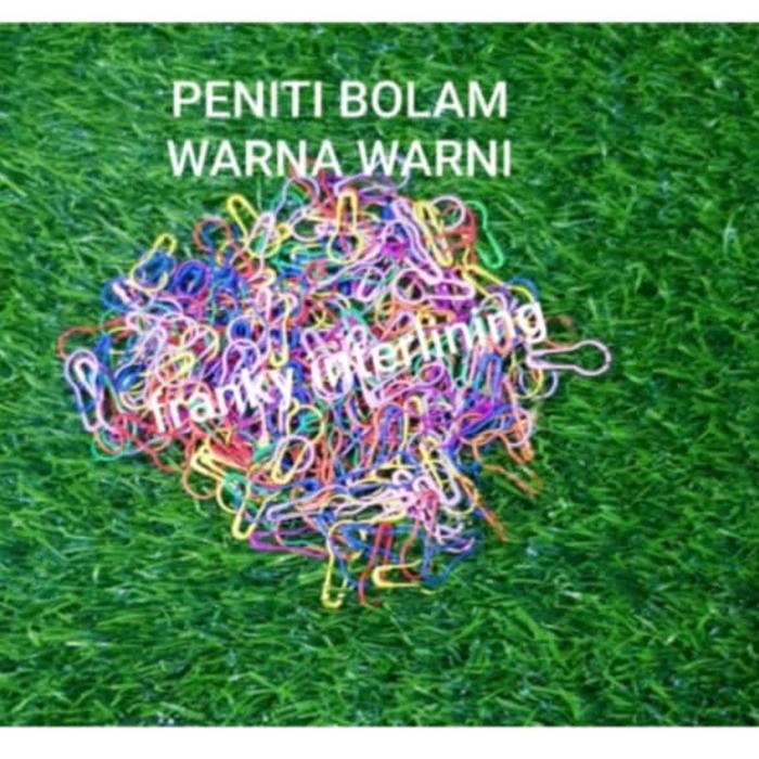 Peniti Bentuk Bohlam/Labu Isi 24 Buah Menjahit Peniti Plastik Gratis Ongkir Hijab Muslim Kerudung