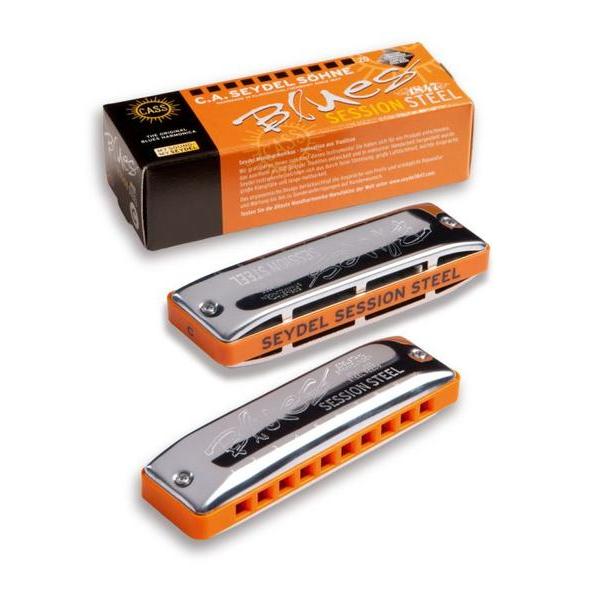 harmonica harmonika seydel blues session steel 10301