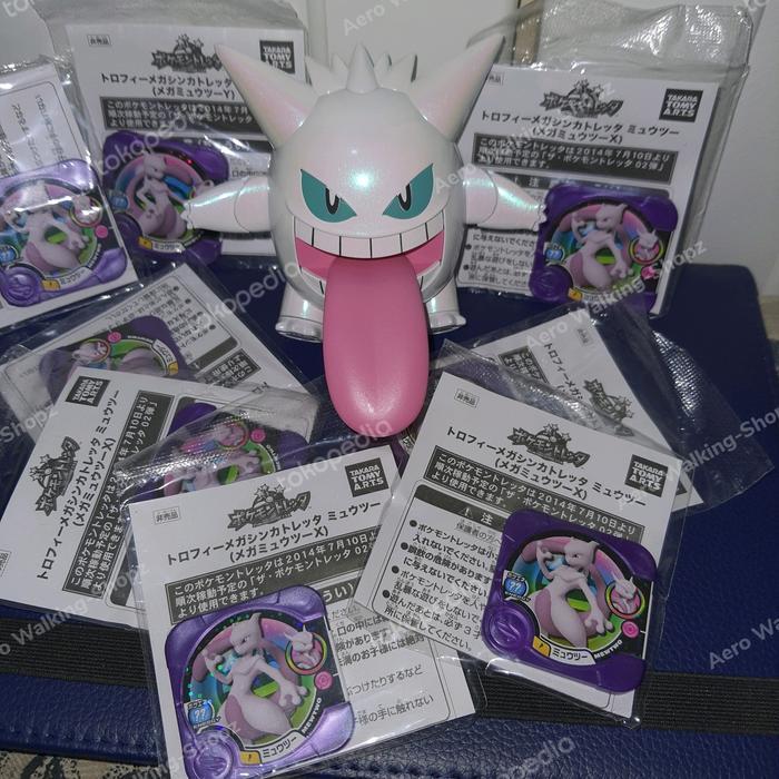 Pokemon Tretta Mega Mewtwo Promo Chip BS Best Selection