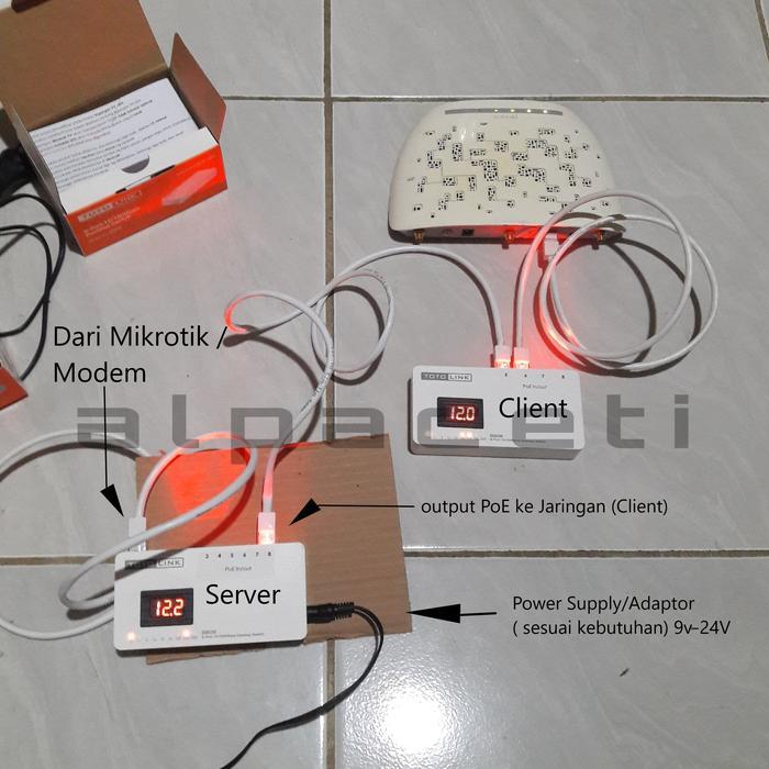 Poe Modif Switch Totolink S808 Switch Poe Modif Totolink S808 10/100Mbps