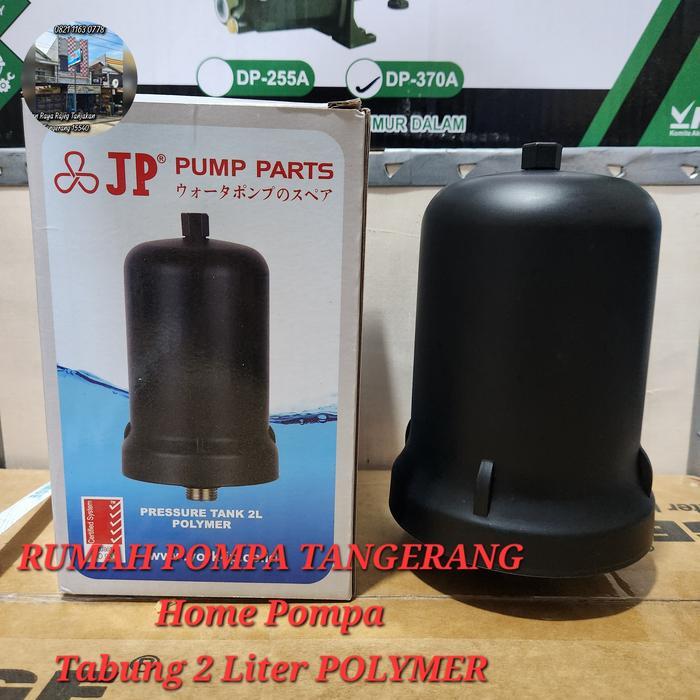 TABUNG POMPA AIR 2 LITER JP TANKI POMPA AIR 2 LITER JP BAHAN POLYMER ANTI KARAT TABUNG ANGIN POMPA