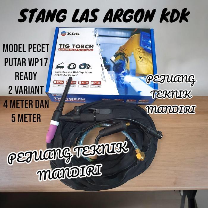 Stang Las Argon Wp 17 / Tig Torch Stang Las Argon Wp17 / Stang Argon Tig Wp17 Putar Pencet