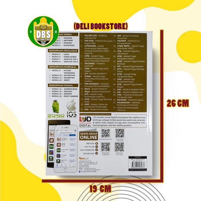 HOT SALE BUKU PSIKOTES - BUKU TPA KEDINASAN - BUKU PSIKOTES BEST SCORE TPA KEDINASAN - TES