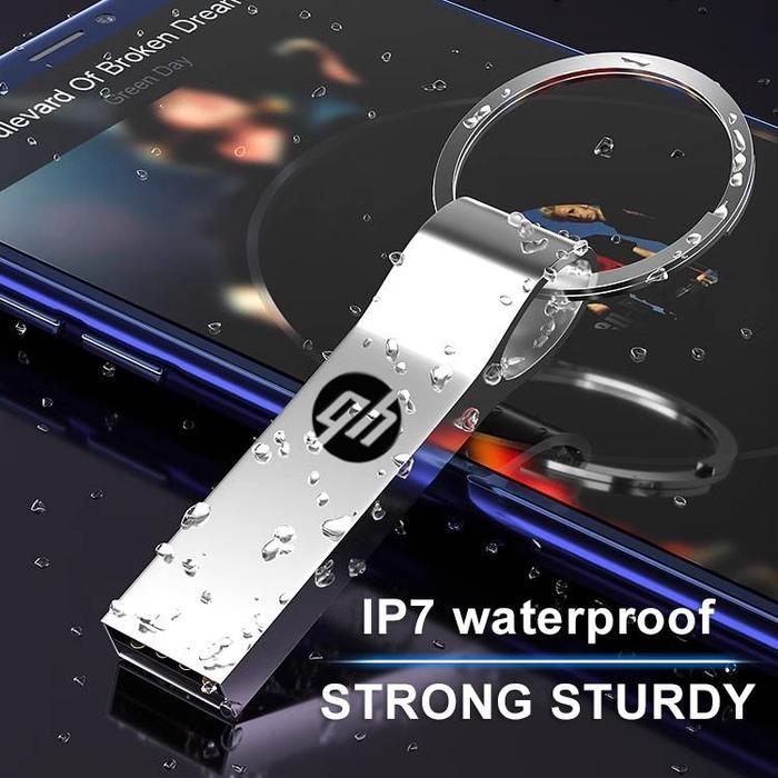 FLASHDISK HP USB 2TB FLASH DRIVE BAHAN METAL ANTI AIR KECEPATAN TINGGI FLASHDISK 2 TB ORI