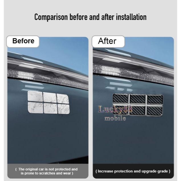 Sale For Geely Ex5 Pro & Max Starrray Em-I Sticker Front Car Logo Glue Protection Stiker Pelindung