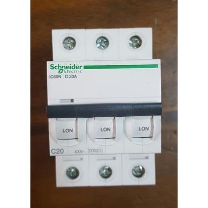 Mcb Schneider 3P 20A Ic60N