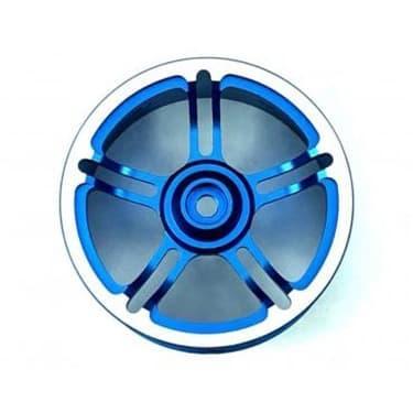 Sanwa M-17 Aluminium Steering Wheel (Blue) - 191A04611A