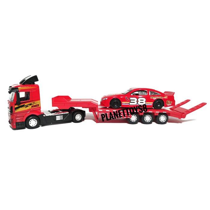Hot Wheels - Diecast Truk Pengangkut Mobil Towing Tractor Trailer Transport Series