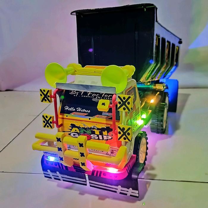 Hot Wheels - Mainan Miniatur Truk Oleng Truk Pasir Modifikasi Mobil Mobilan Truck Plastik Ttp 02 Set