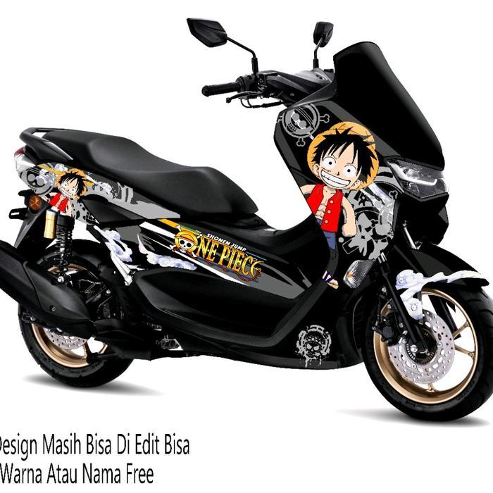 striping stiker decal full bodi nmax new 2020-2022 motif one piece Motorcycle