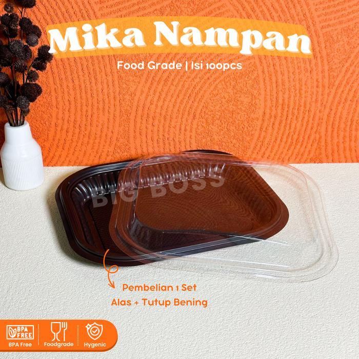 [ISI 10PCS] Mika Tray Nampan Plastik Hantaran Kue Snack / Nampan Mika Plastik