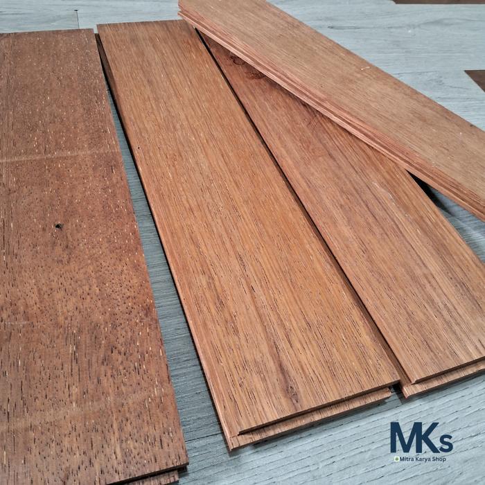 Lantai Kayu Parket Merbau - Parquet Solid Flooring Unfinished