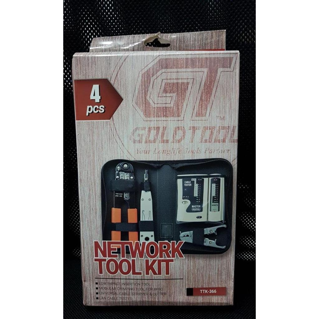 Goldtool Network Toolkit Ttk-366 / 4Pcs Network Tool Kit