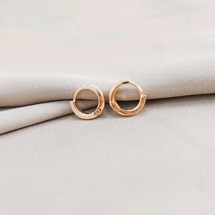 Anting Bayi Bulat Titanium / Anting Anak Titanium / Anting Tindik Titanium Anti Gatal Anti Iritasi