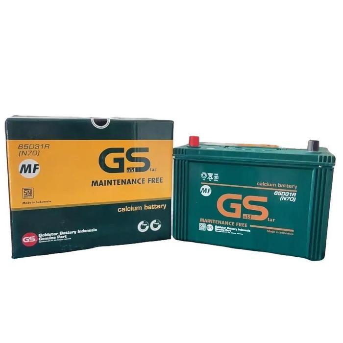 AKI MOBIL Kering GS GOLDSTAR MF N70 12V75ah L300 L200 DOUBLE CABIN KUDA BERGARANSI - Aksesoris Mobil