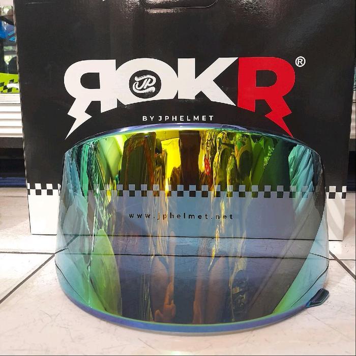 kaca helm JP ROKR visor helm jp rokr iridium original