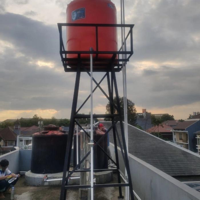 menara toren air dudukan toren kapasitas 1000 liter - 2meter