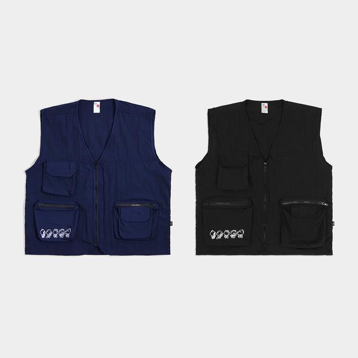 Crsl Tuto Vest I Vest Casual I Rompi I Jacket I Atasan I Unisex Outer Basic Pria Hitam Formal