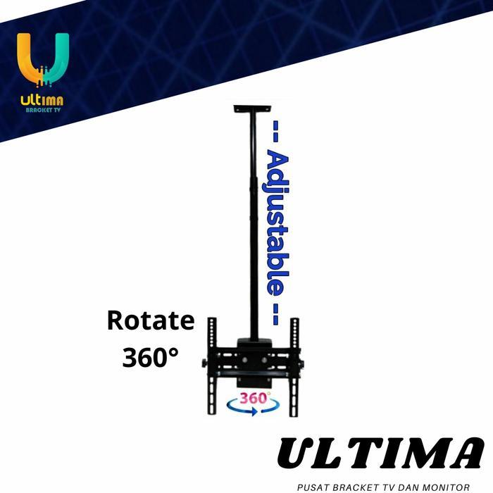 Bracket tv gantung 40-50 inch adjustable/ Ceilling Mount
