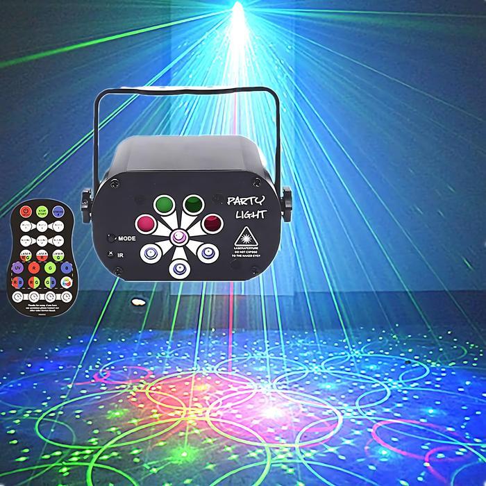 Lampu Disco LED RGB UV Proyektor Laser Lampu Panggung Laser Projector