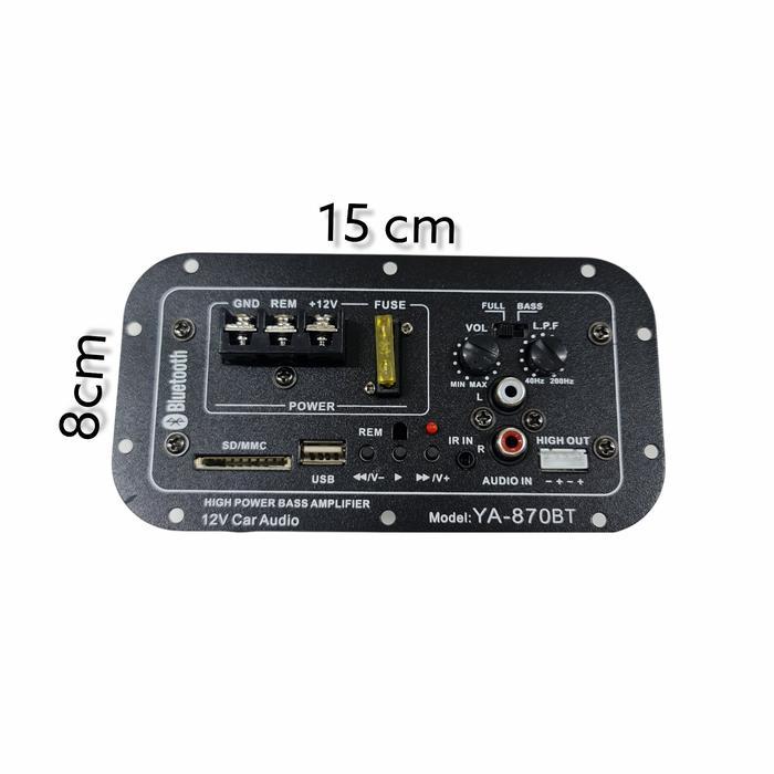 Power Kit Subwoofer Active Bluetooth Usb Sd Khusus Sub 12 Inch