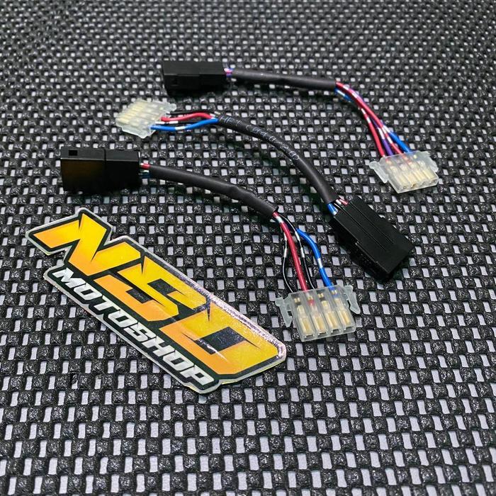 Soket Kabel Passbeam 3 Pin Ke 4 Pin / 2 Pin Ke 4 Pin Pnp Socket Saklar Passbeam Honda Beat Vario