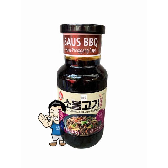 NEW PRODUK O'FOOD DAESANG KOREAN BBQ BULGOGI SAUCE MARINADE- SAUS BBQ 280 G THANKYOU & HAPPY