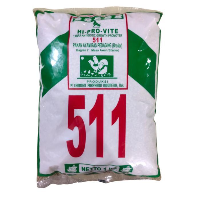 Pakan/Makanan Ayam Broiler - Pokphand 511 Fresh Pack 1Kg