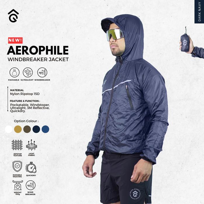 Eiger Summitadventure - Jaket Windbreake Ultralight Seri Aerophile Packable Trail Running
