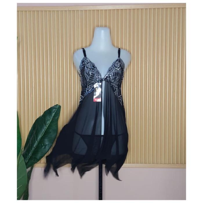 Bossexy-lingerie 1399 luxury belahan tengah jumbo/seserahan/lingerie set