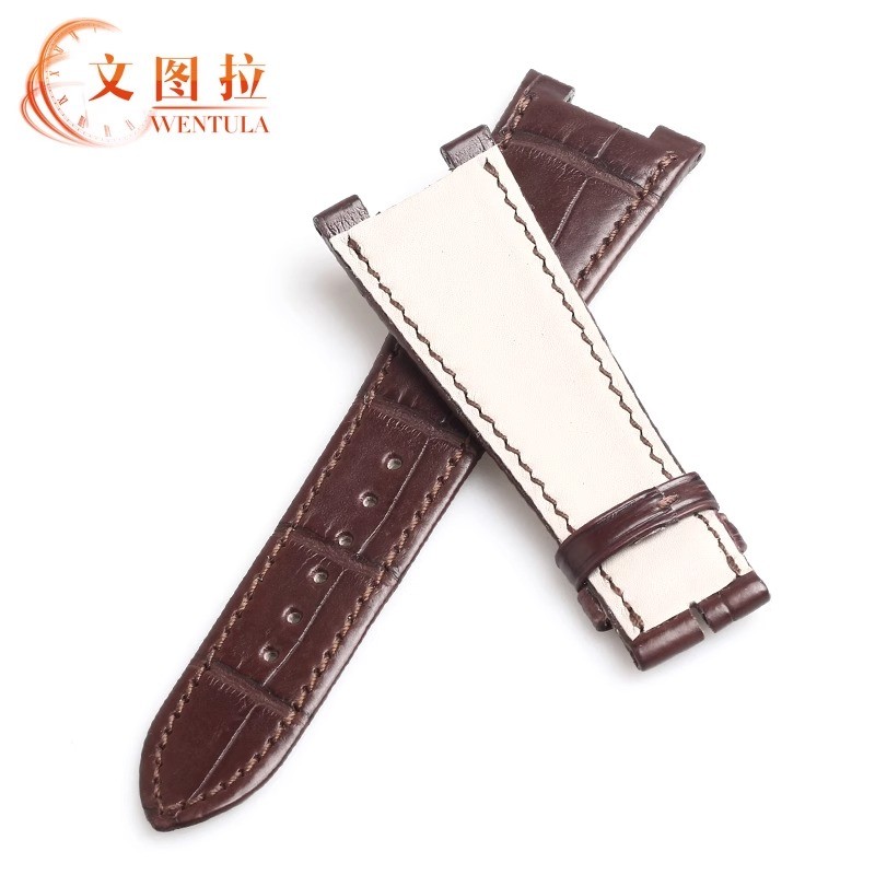 FOR PATEK PHILIPPE NAUTILUS 5712R ALLIGATOR LEATHER WATCH STRAP