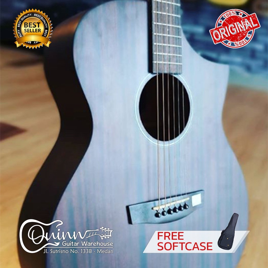 Gitar Akustik HEX F120CE Original elektrik dengan softcase termurah
