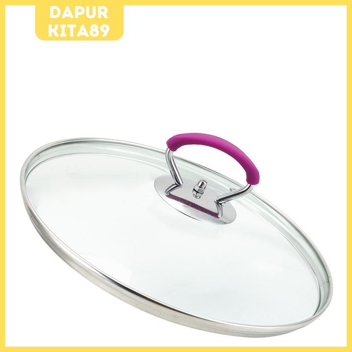 DK89 Kenop Knop Silicon Pegangan Gagang Tutup Panci Anti Panas Tutupan Panci Stainless