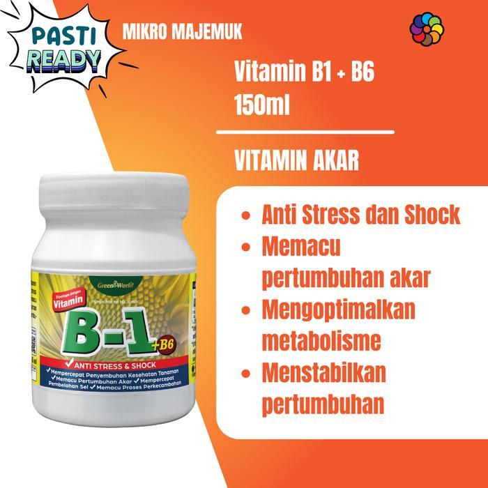 "New" Vitamin B1 + B6 Hormon Akar Tanaman 150ml