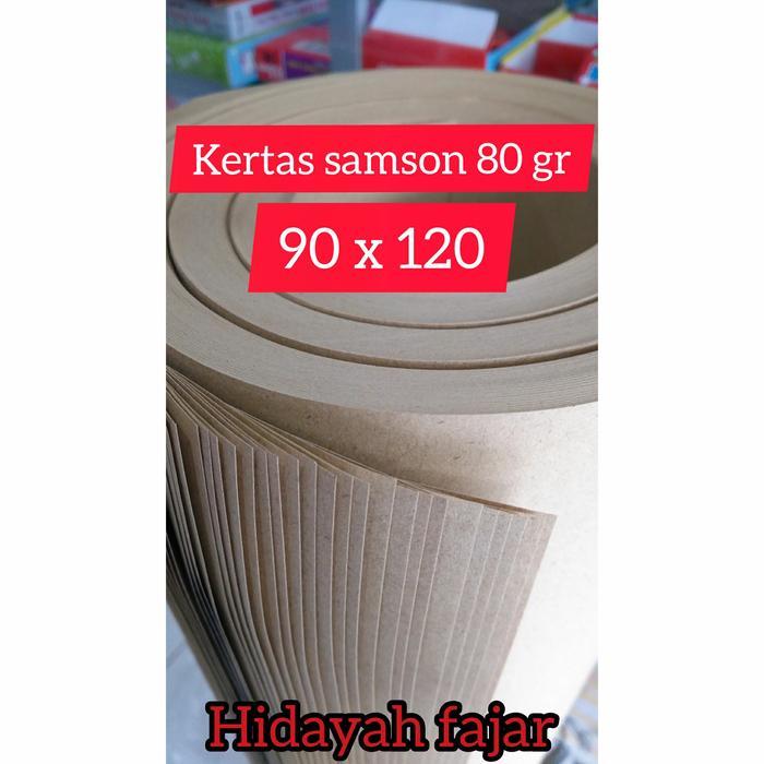 Kertas Samson - Kertas coklat - Kertas packing -kertas samson 90 x 120