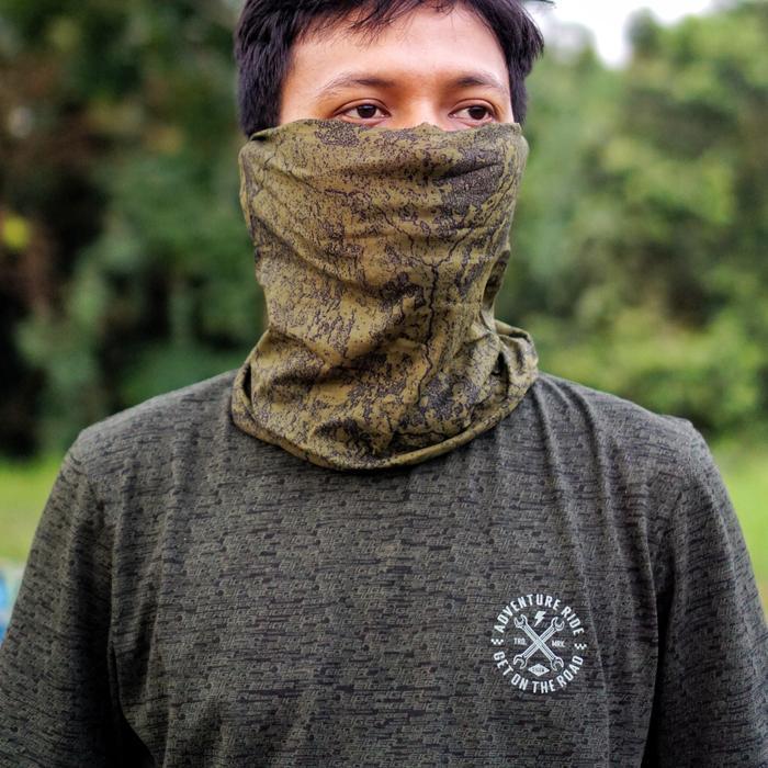 Buff Eiger Mf Headwear Sandman Bandana Art 1020 Masker Berkendara Buff Pria