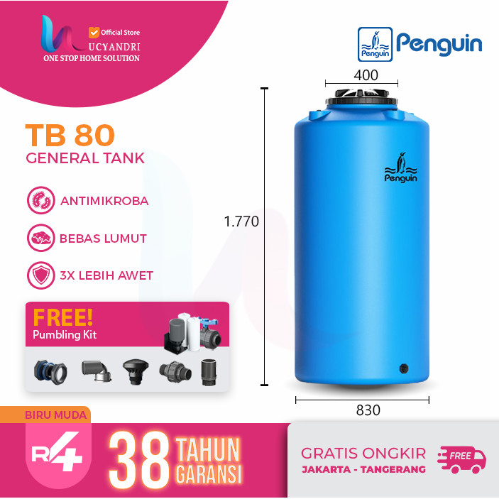 Tangki Air, Toren Air, Tandon Air Penguin TB 80
