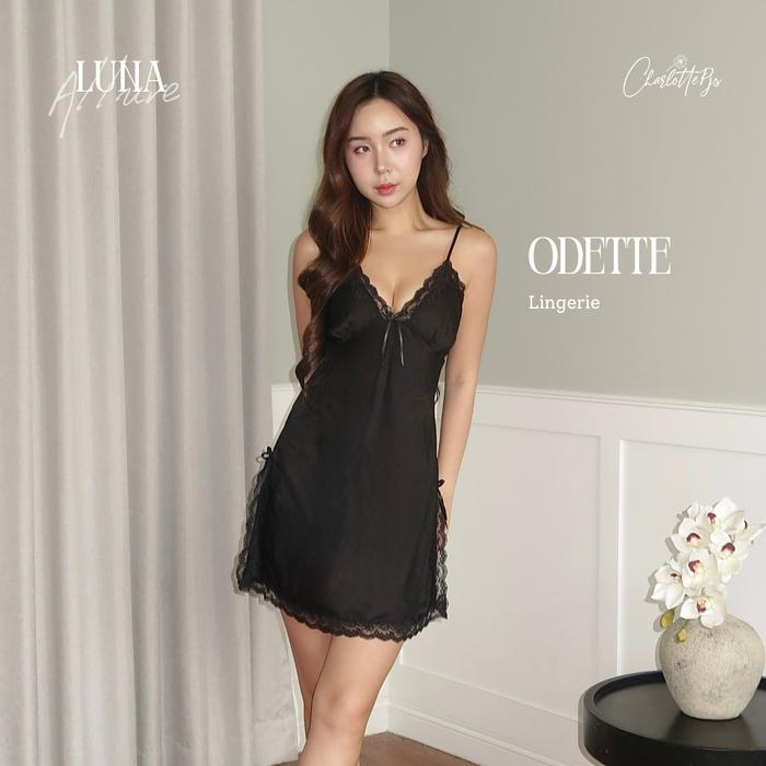 Diskon CHARLOTTE - ODETTE lingerie satin silk premium seserahan luna allure New
