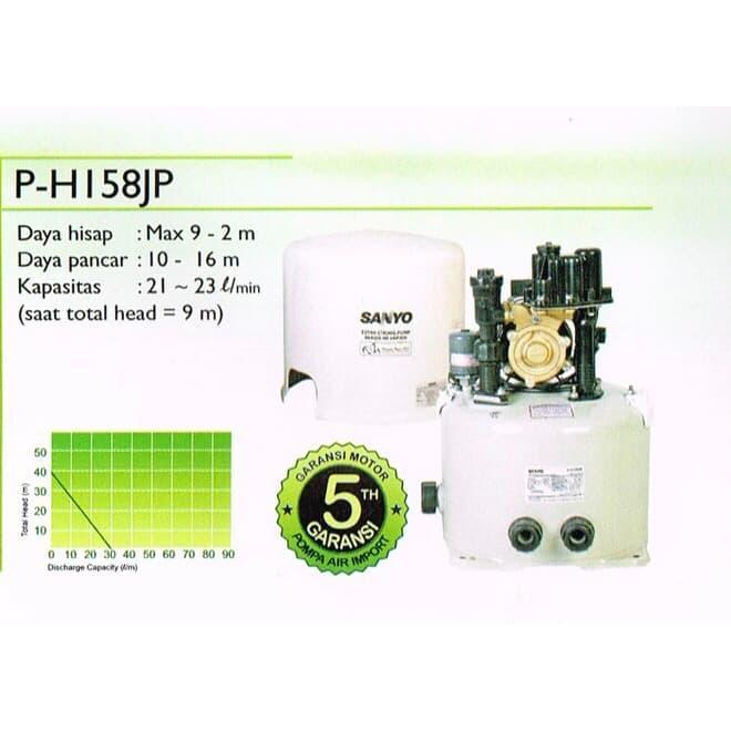 SANYO PH 158 JP made in japan pompa air otomatis asli Japan