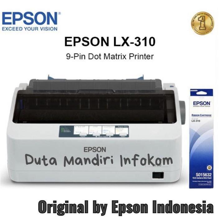 EPSON PRINTER DOT MATRIX LX310 / EPSON LX 310 GARANSI RESMI